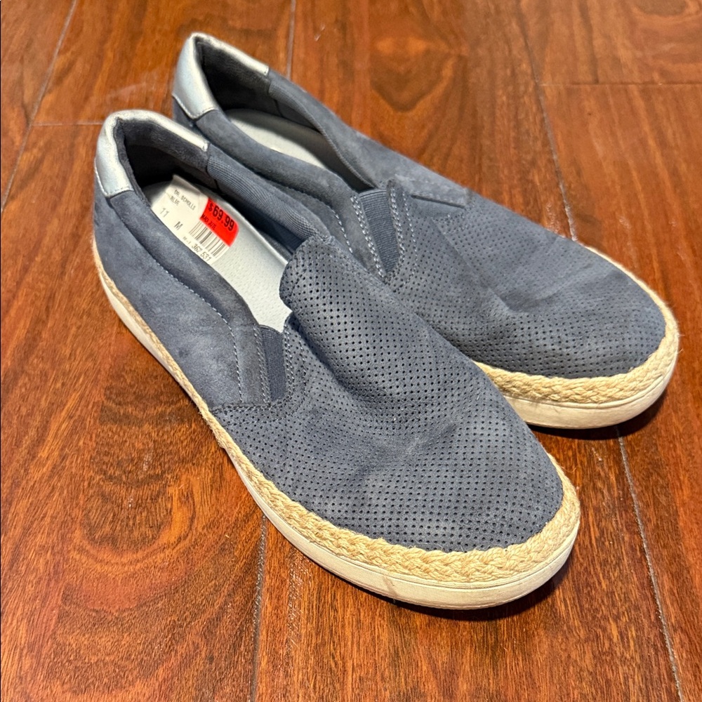 Dr. Scholl's Navy Slip-On Loafers